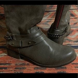 Madden Girl Grey Boots